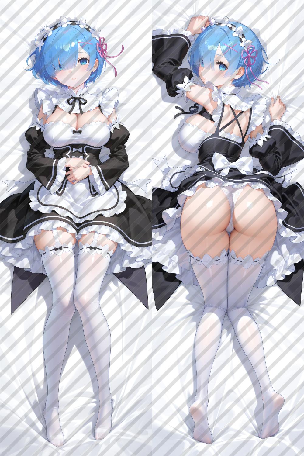 Re:Zero Rem Anime Dakimakura Body Pillow Cover