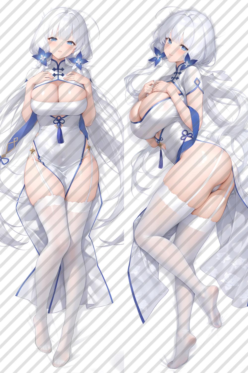 Azur Lane ILLUSTRIOUS Anime Dakimakura Body Pillow Cover