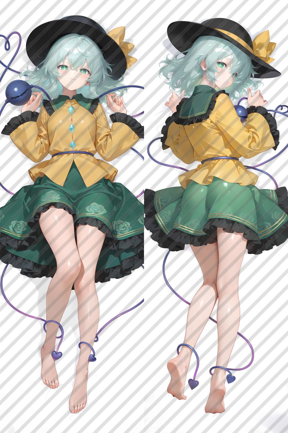 TouHou Project Komeiji Koishi Anime Dakimakura Body Pillow Cover
