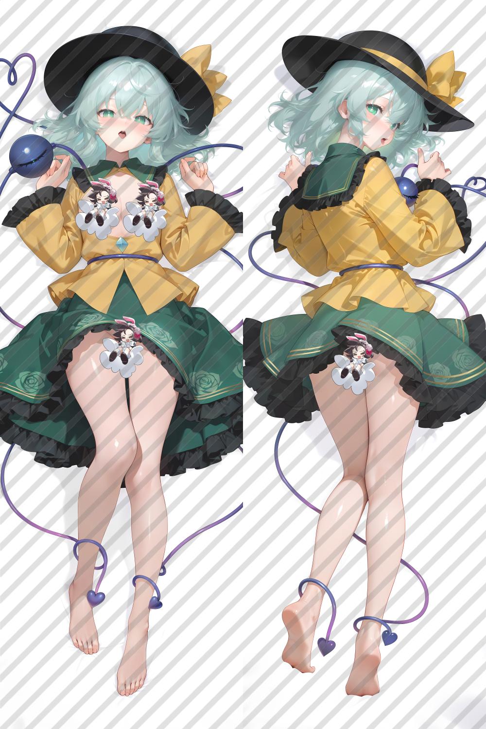 TouHou Project Komeiji Koishi Anime Dakimakura Body Pillow Cover