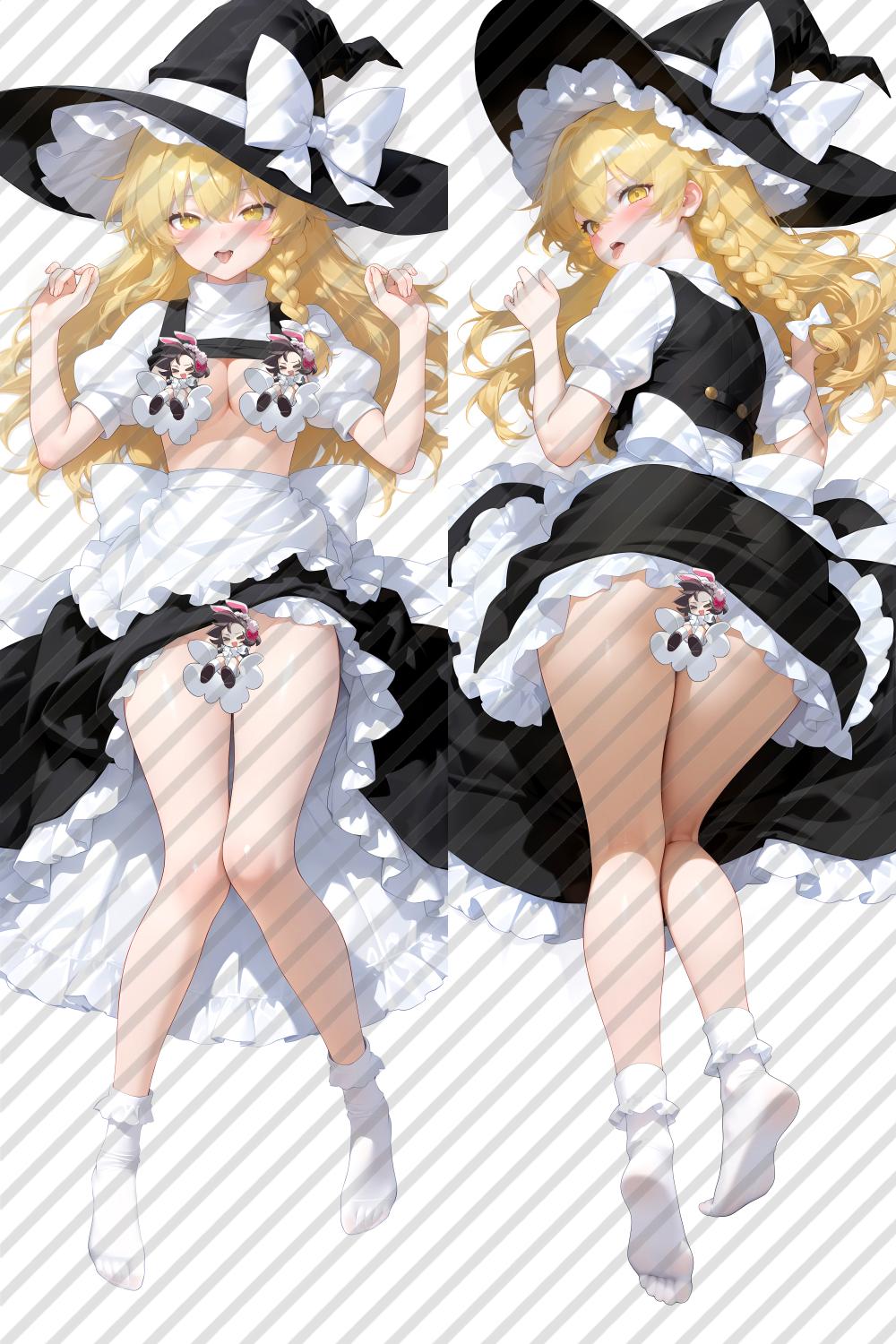 TouHou Project Marisa Kirisame Anime Dakimakura Body Pillow Cover