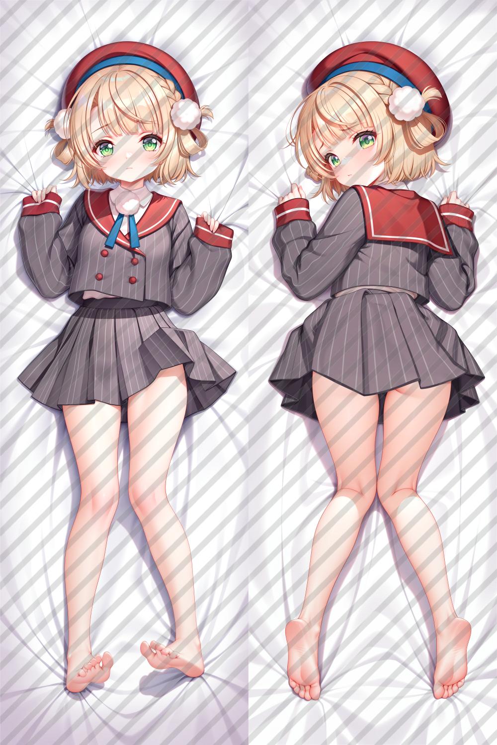 Virtual Youtuber Ui Shigure Anime Dakimakura Body Pillow Cover