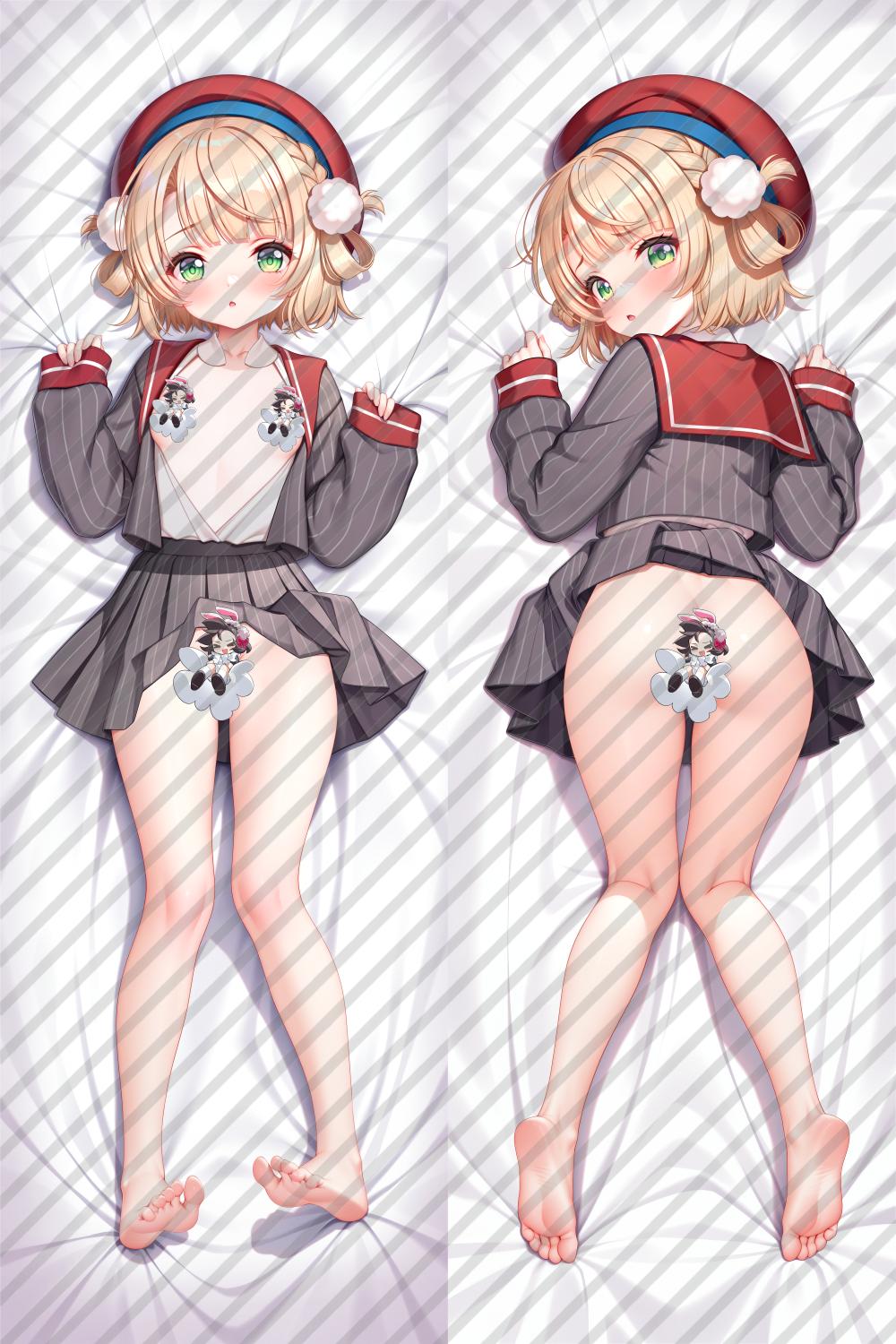 Virtual Youtuber Ui Shigure Anime Dakimakura Body Pillow Cover