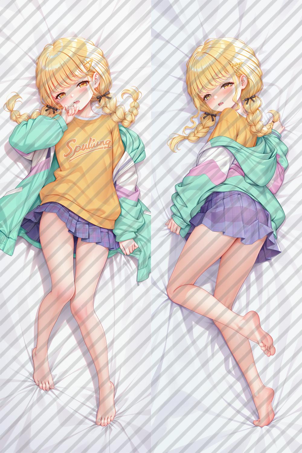 Gakuen Idolmaster Fujita Kotone Anime Dakimakura Body Pillow Cover
