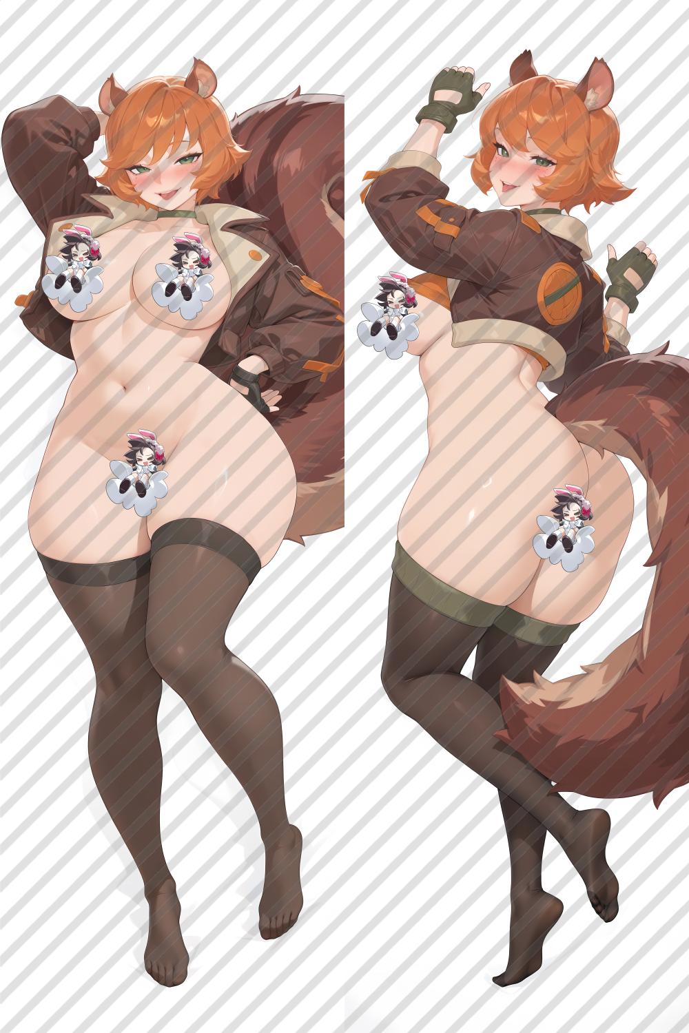Marvel Rivals Squirrel Girl Anime Dakimakura Body Pillow Cover