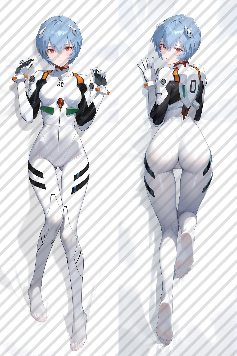 Neon Genesis Evangelion Rei Ayanami Anime Dakimakura Body Pillow Cover