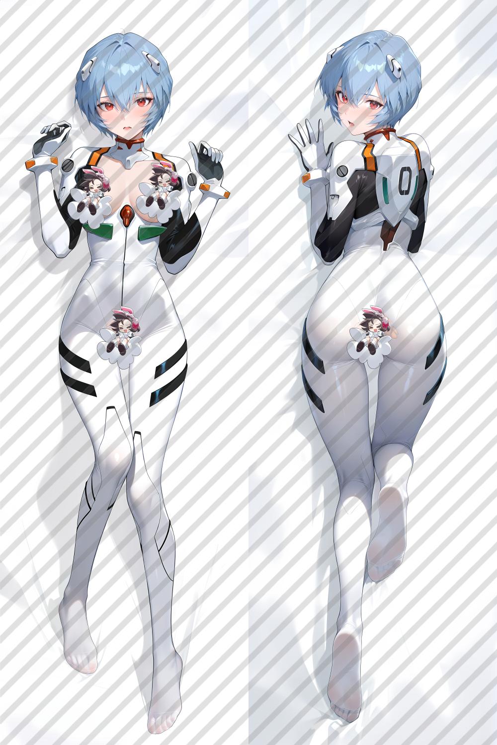 Neon Genesis Evangelion Rei Ayanami Anime Dakimakura Body Pillow Cover