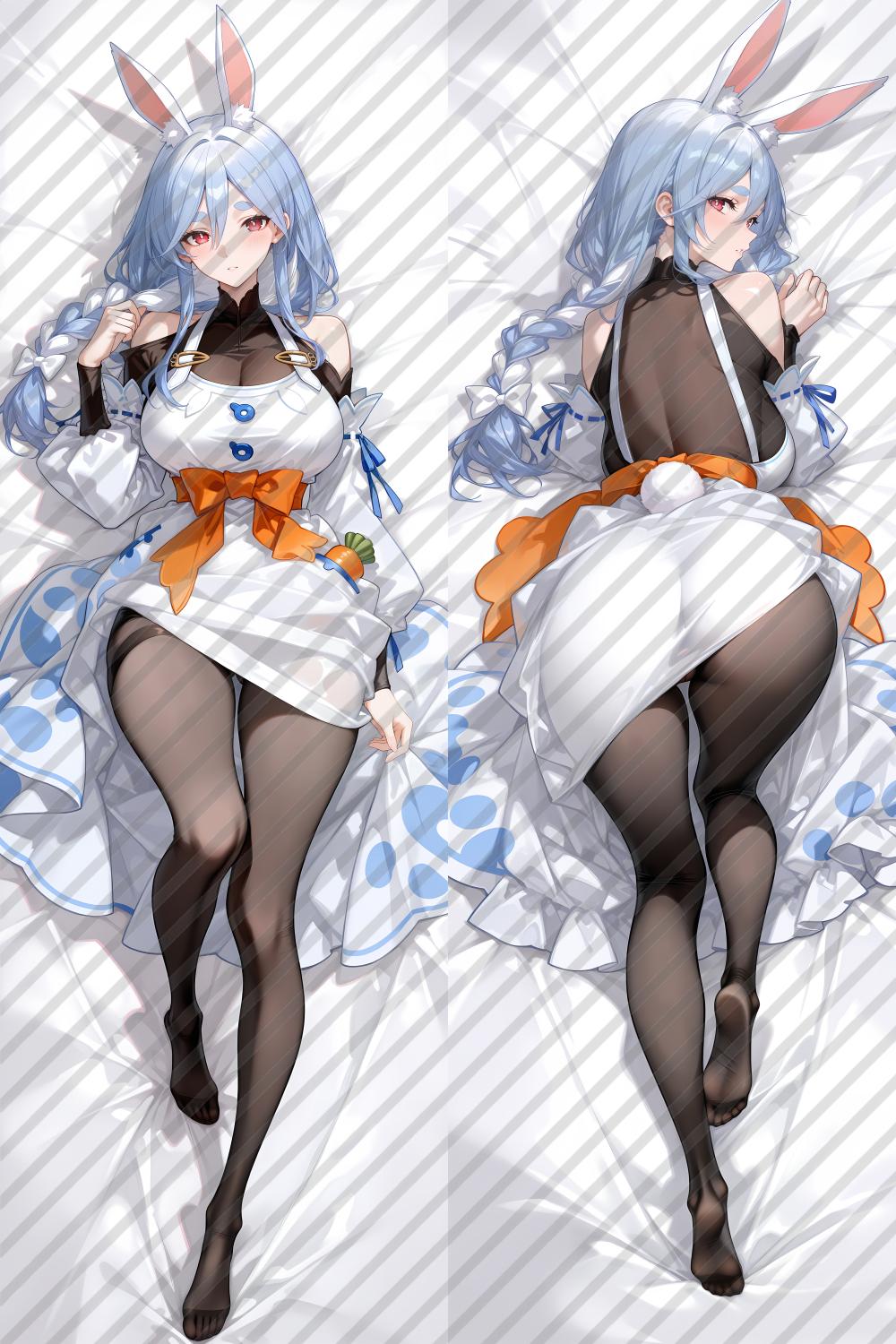 Virtual Youtuber Usada Pekora Anime Dakimakura Body Pillow Cover