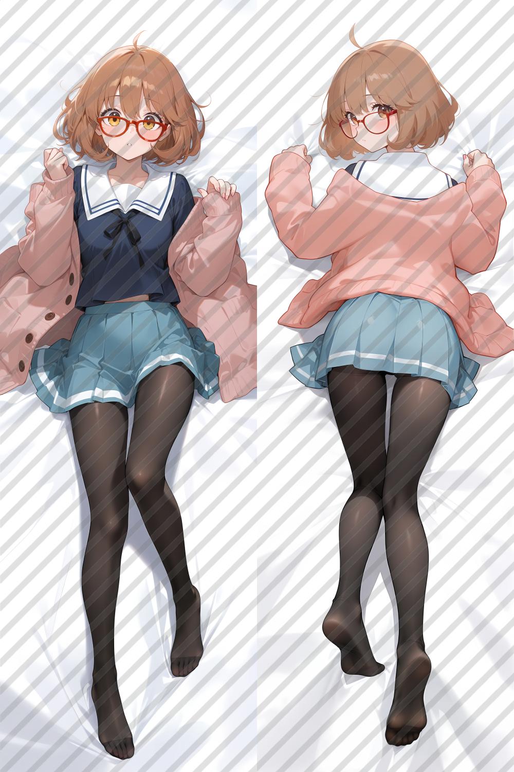 Beyond the Boundary Mirai Kuriyama Anime Dakimakura Body Pillow Cover