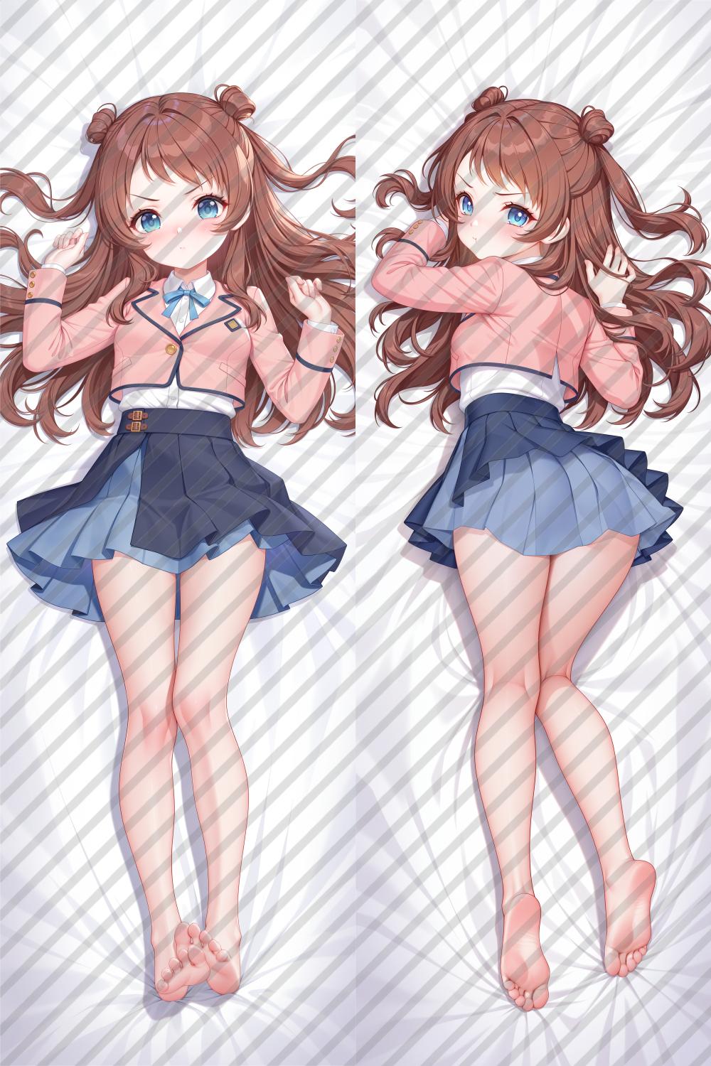 Gakuen Idolmaster Saki Hanami Anime Dakimakura Body Pillow Cover