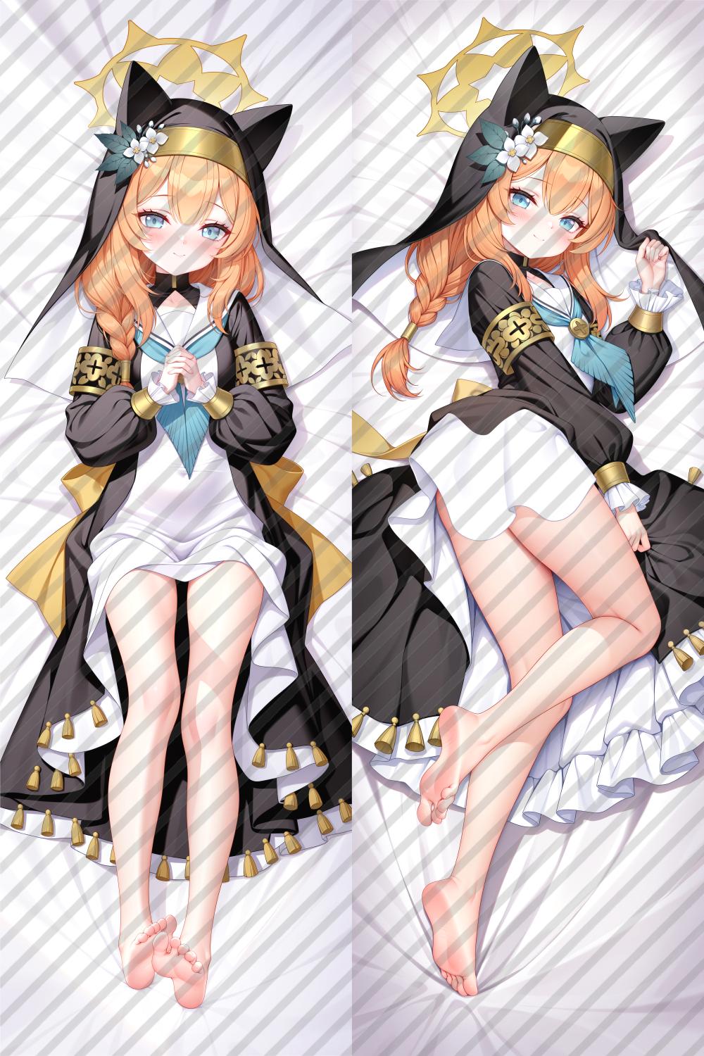Blue Archive Iochi Marī Momoka Anime Dakimakura Body Pillow Cover