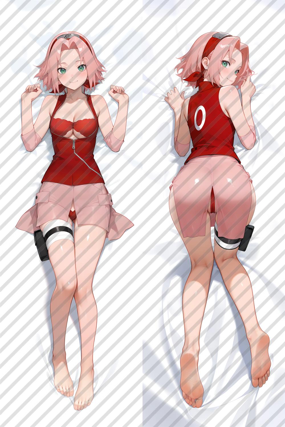 Naruto Sakura Haruno Anime Dakimakura Body Pillow Cover