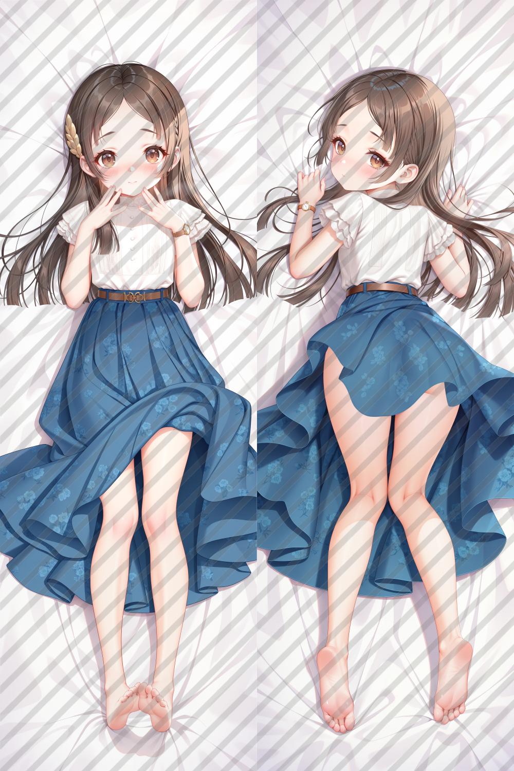 Gakuen Idolmaster China Kuramoto Anime Dakimakura Body Pillow Cover