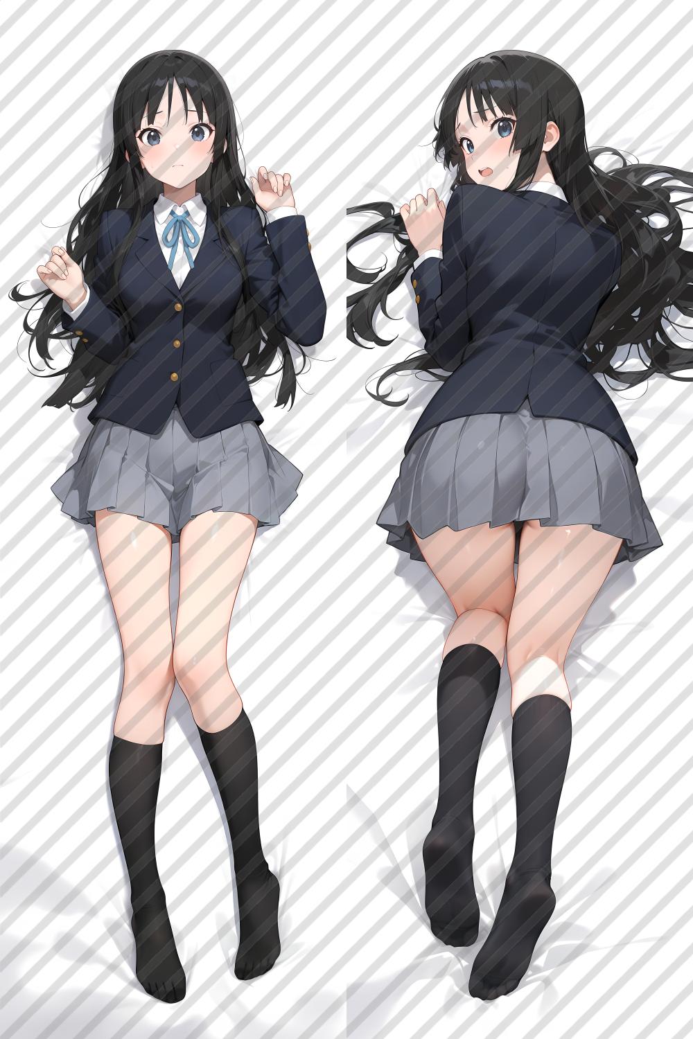 K-ON! Mio Akiyama Anime Dakimakura Body Pillow Cover