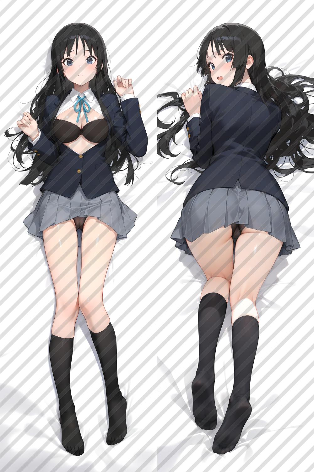 K-ON! Mio Akiyama Anime Dakimakura Body Pillow Cover