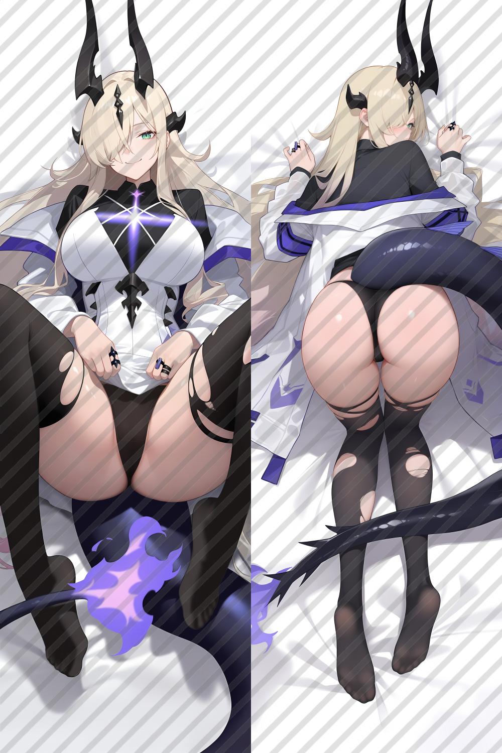 Arknights Necrass Anime Dakimakura Body Pillow Cover