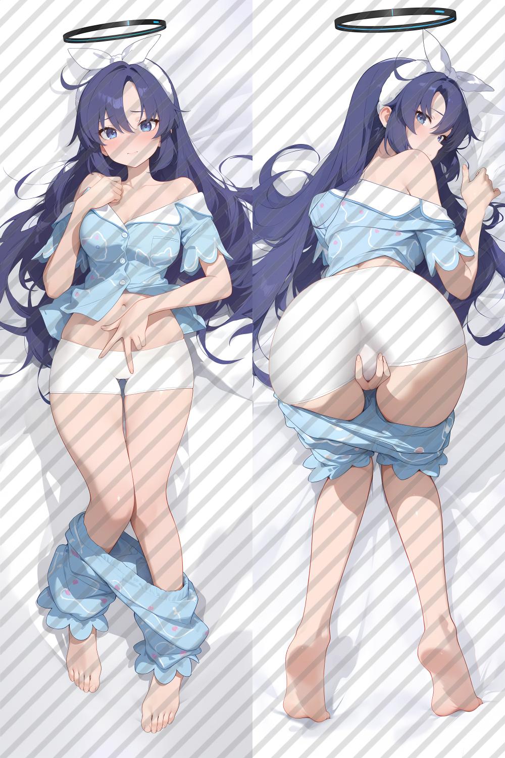 Blue Archive Hayase Yuuka Anime Dakimakura Body Pillow Cover