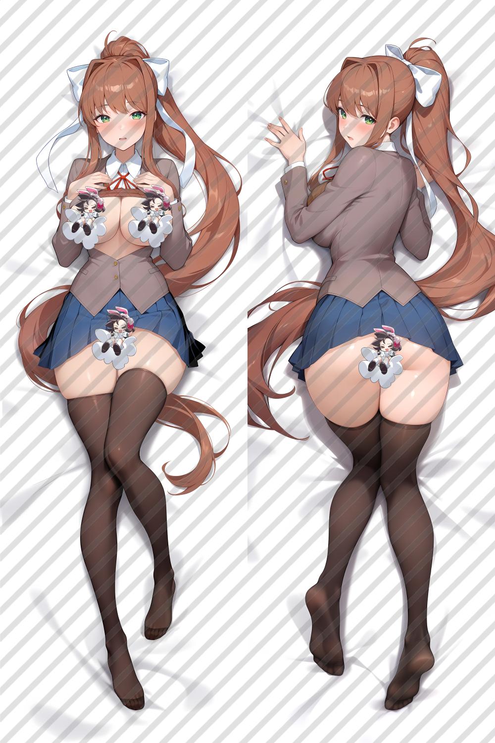 Doki Doki Literature Club! Monika Anime Dakimakura Body Pillow Cover