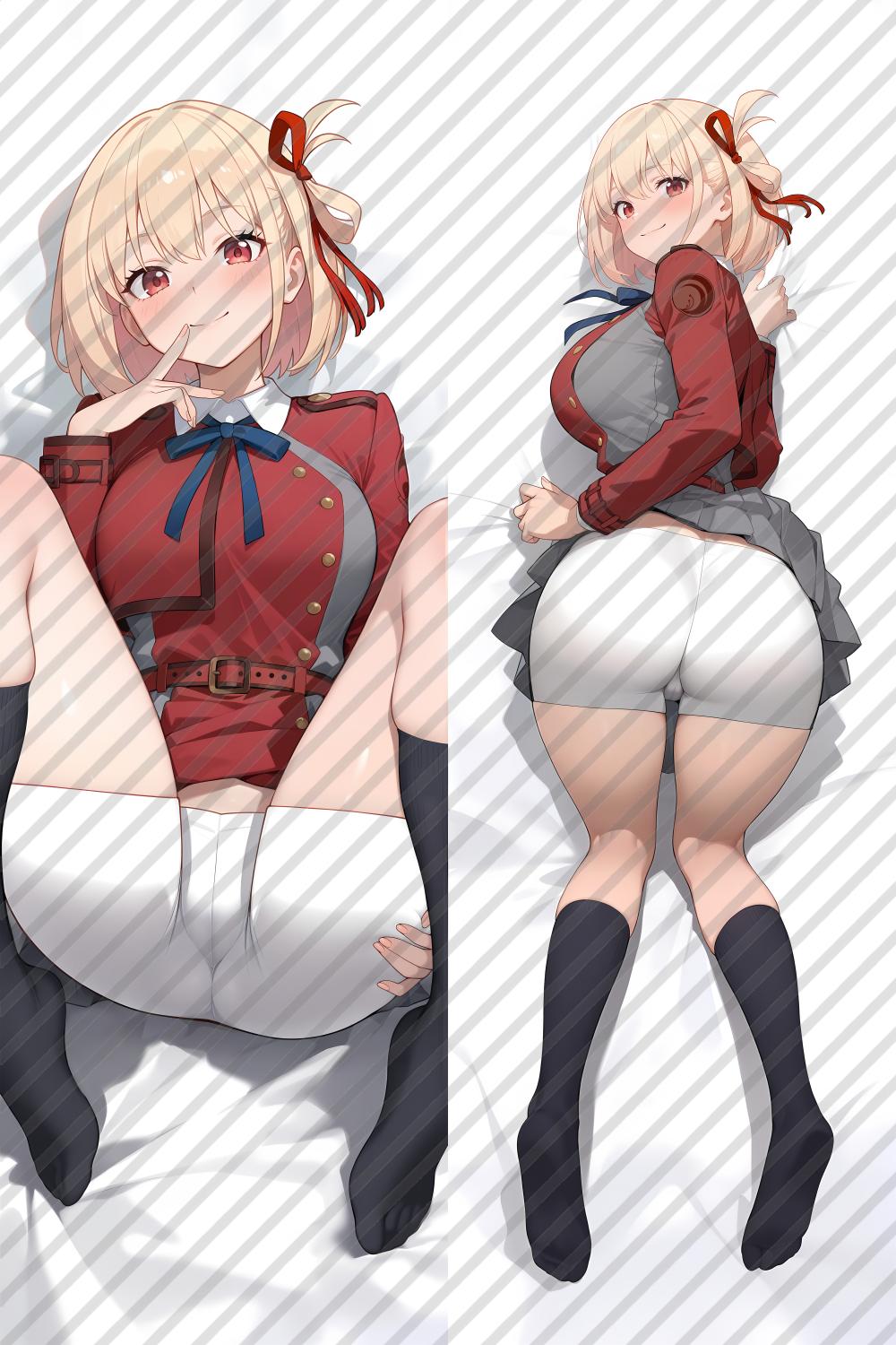 Lycoris Recoil Chisato Nishikigi Anime Dakimakura Body Pillow Cover