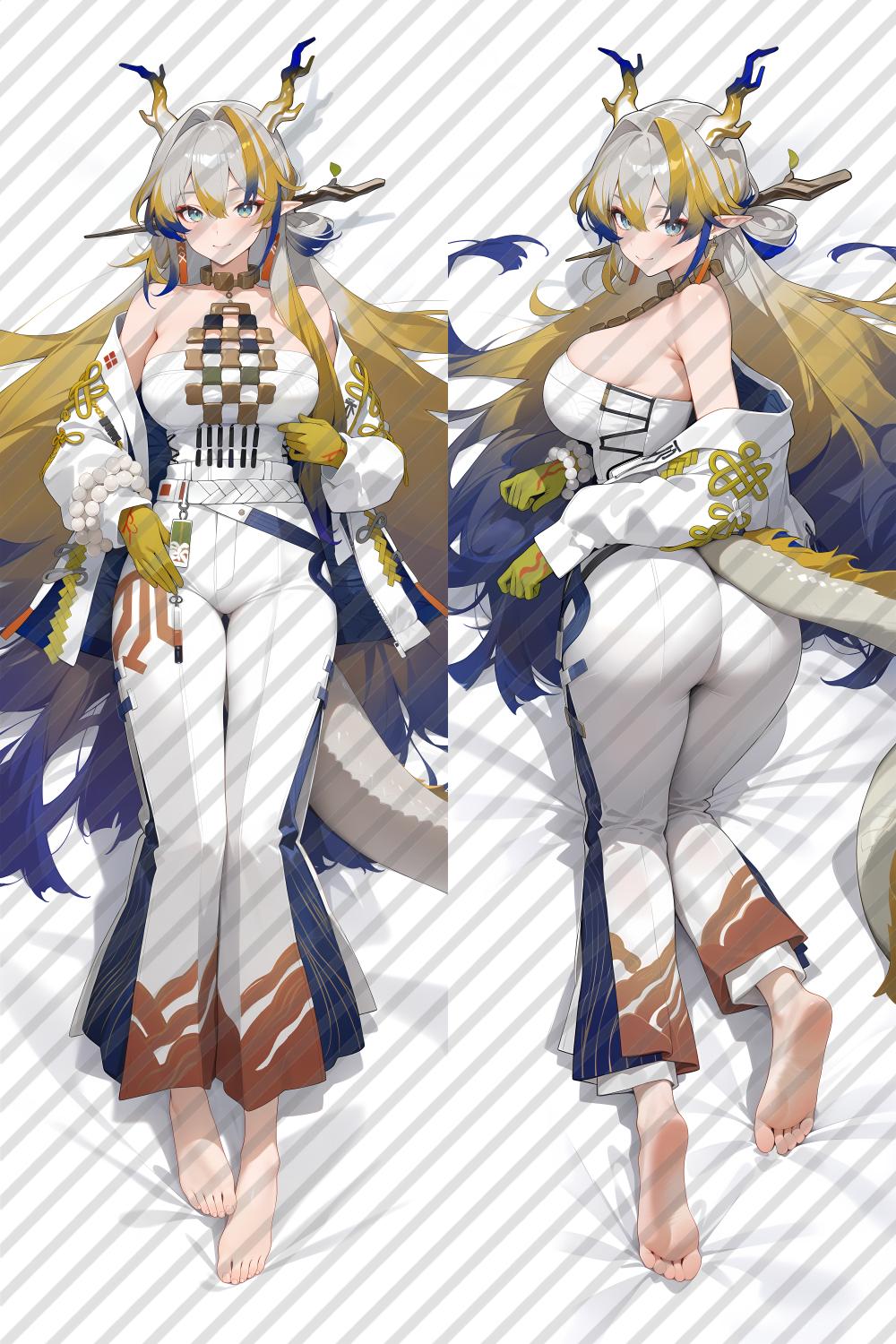 Arknights Shu Anime Dakimakura Body Pillow Cover