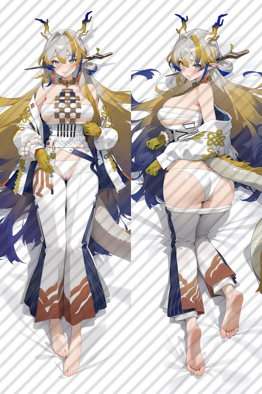 Arknights Shu Anime Dakimakura Body Pillow Cover