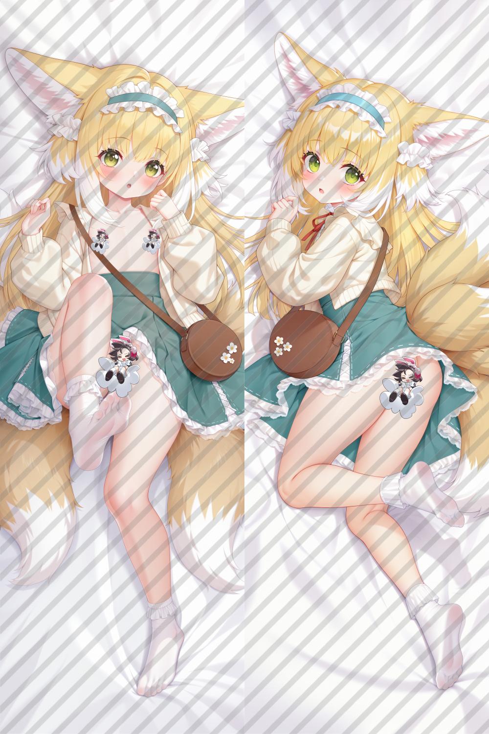 Arknights Suzuran Anime Dakimakura Body Pillow Cover