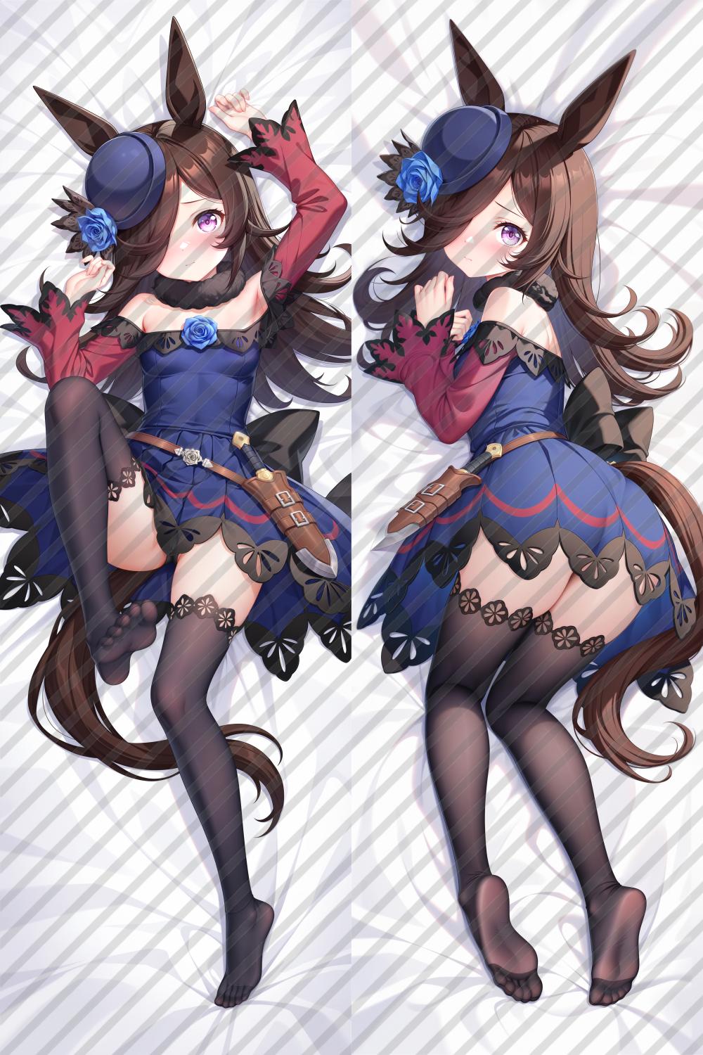 Uma Musume: Pretty Derby Rice Shower Anime Dakimakura Body Pillow Cover