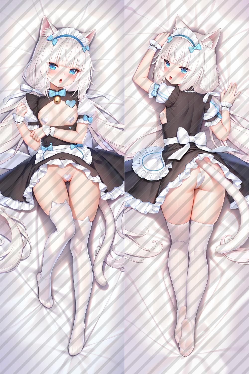 Nekopara Vanilla Anime Dakimakura Body Pillow Cover
