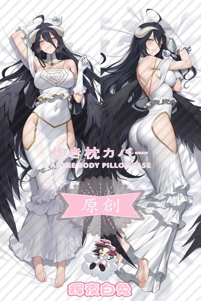 Overlord Albedo Anime Dakimakura Body Pillow Cover