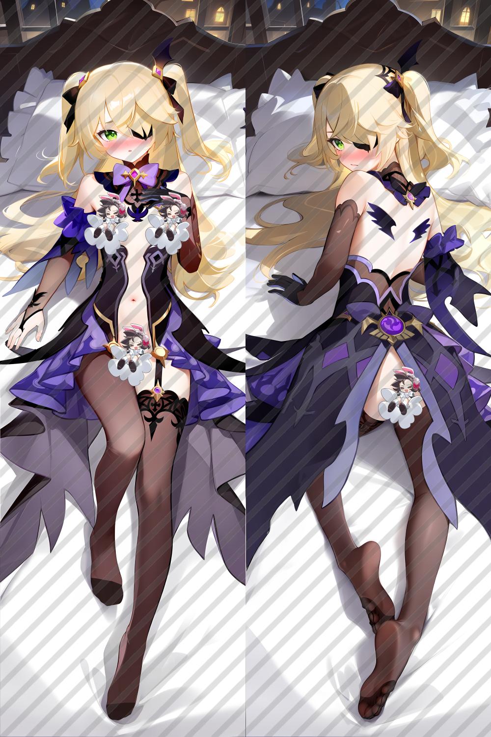 Genshin Impact Fischl Anime Dakimakura Body Pillow Cover