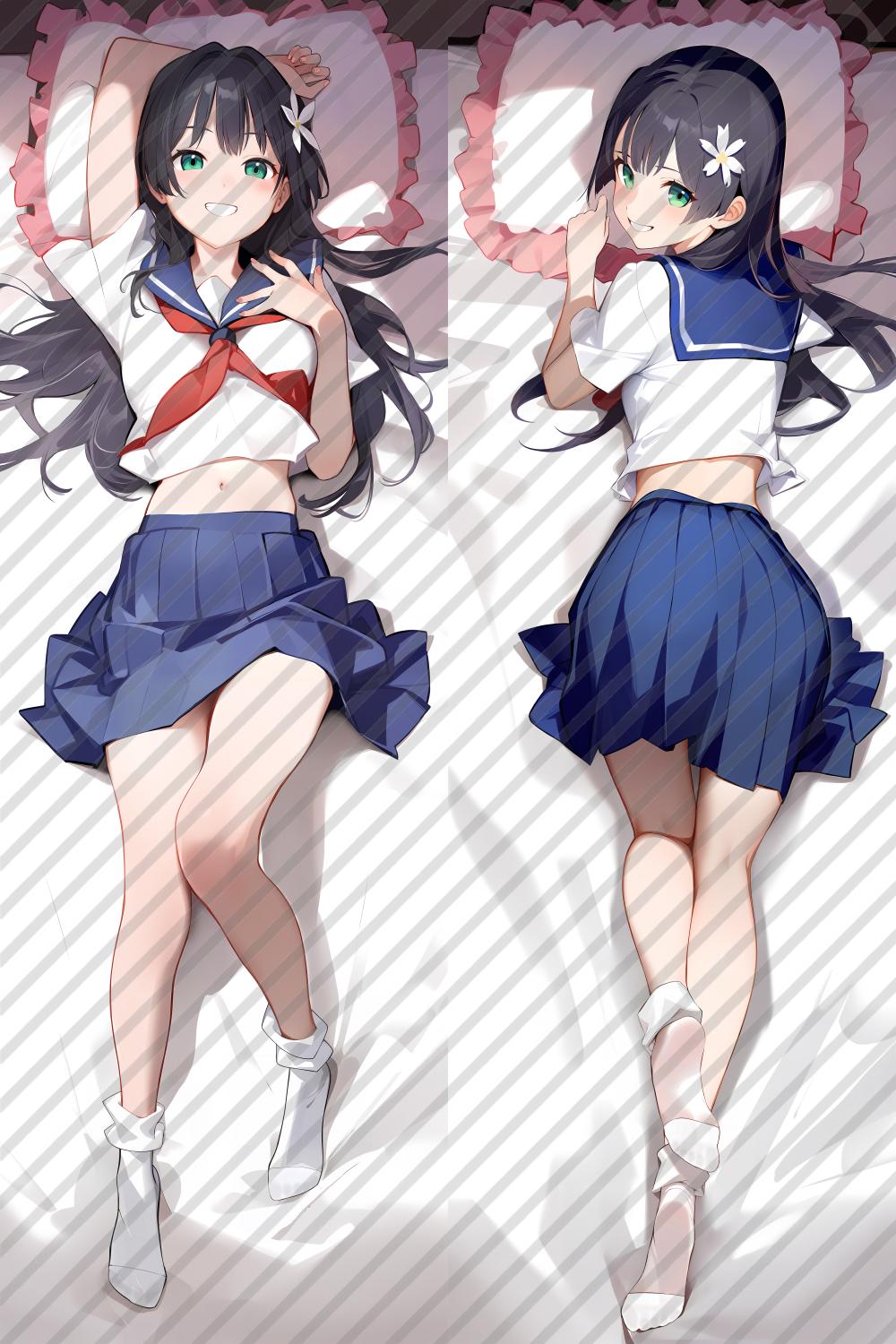 A Certain Scientific Railgun Ruiko Saten Anime Dakimakura Body Pillow Cover