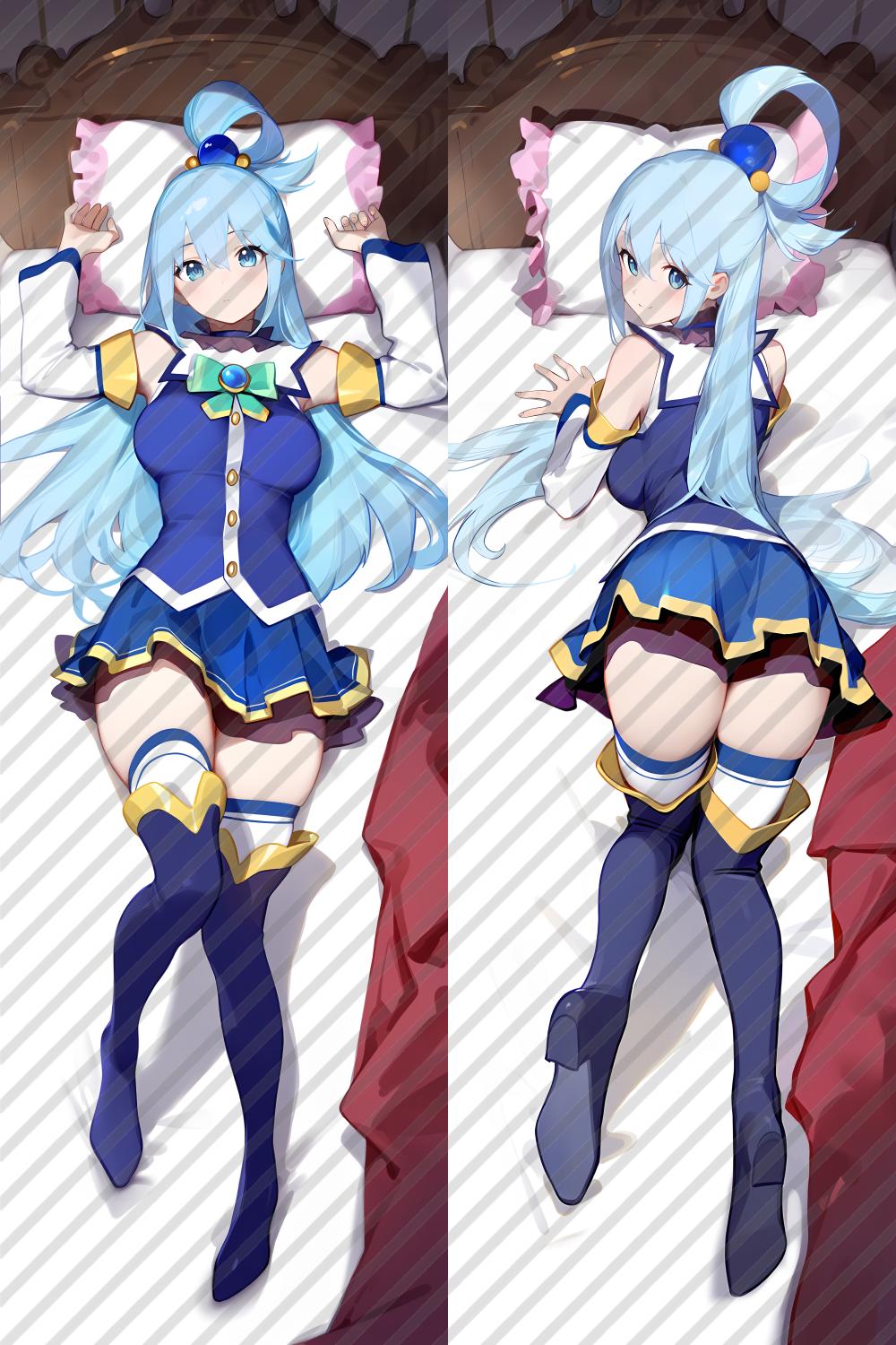 KonoSuba God's Blessing on This Wonderful World Aqua Anime Dakimakura Body Pillow Cover