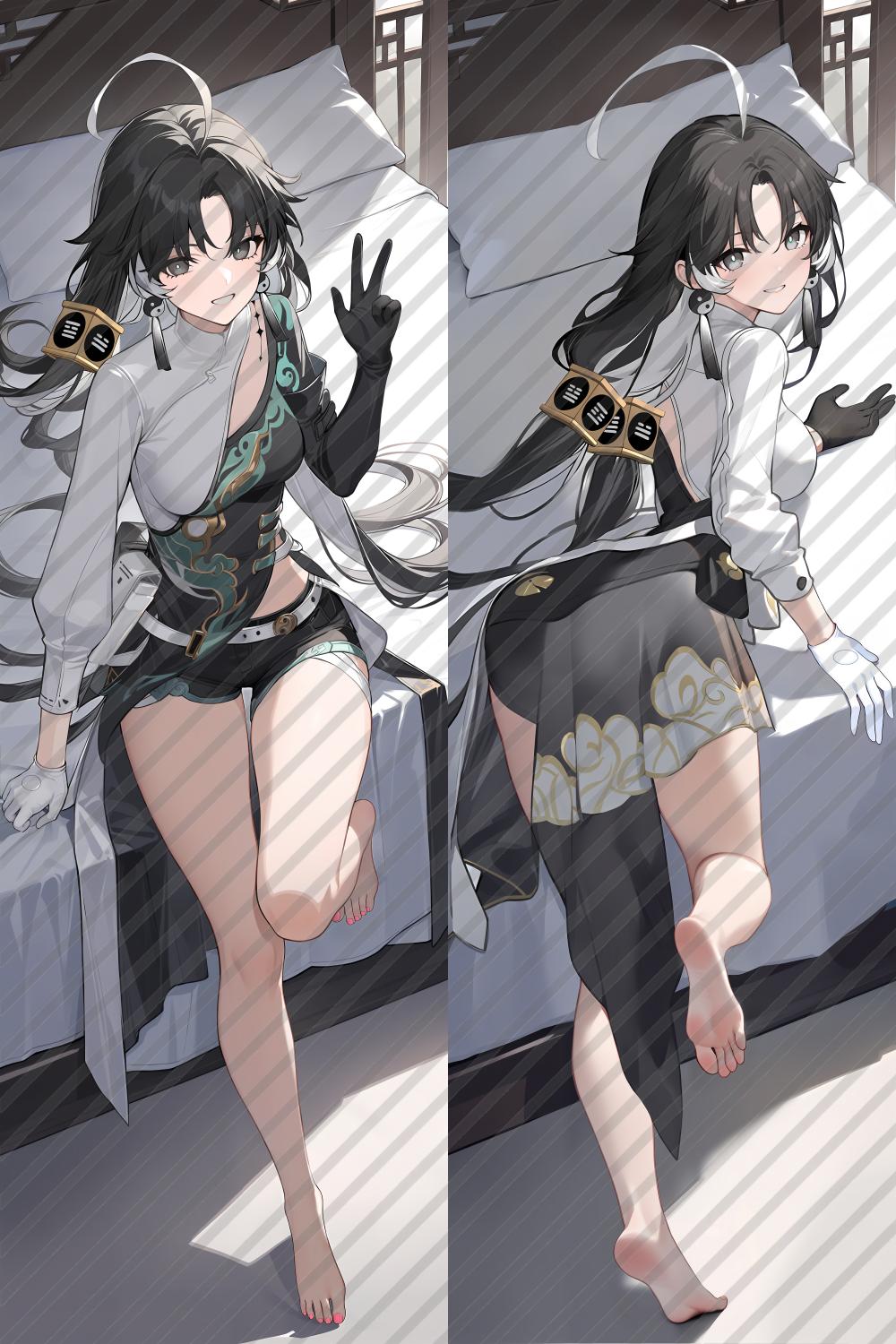 Wuthering Waves Jianxin Anime Dakimakura Body Pillow Cover