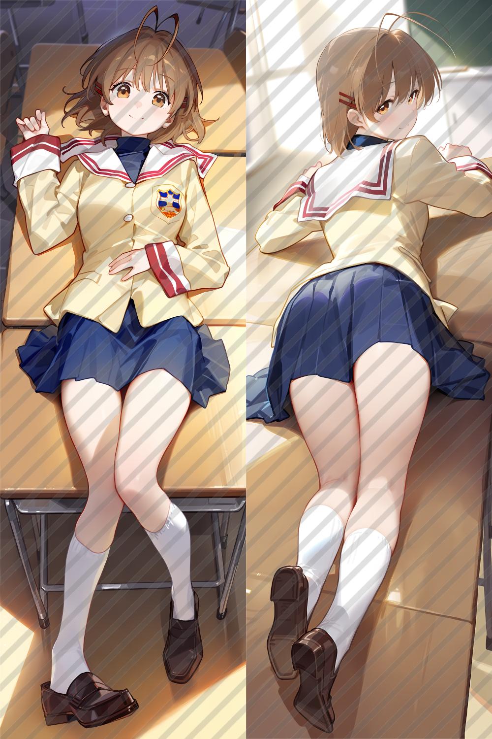 Clannad Nagisa Furukawa Anime Dakimakura Body Pillow Cover