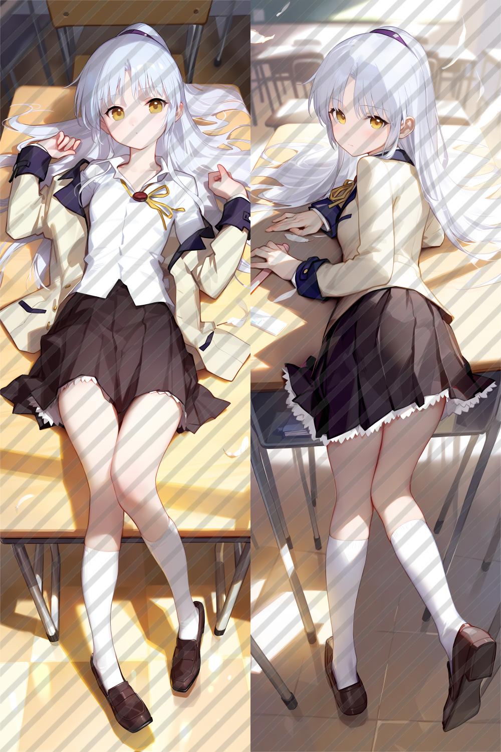 Angel Beats! Tachibana Kanade Anime Dakimakura Body Pillow Cover