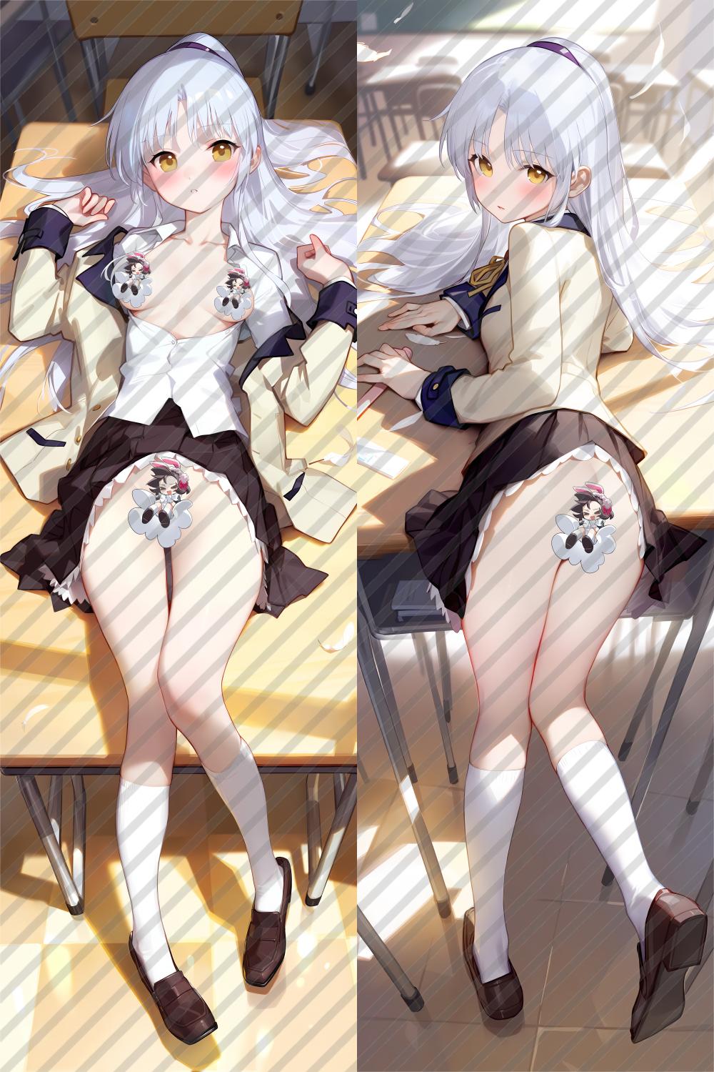 Angel Beats! Tachibana Kanade Anime Dakimakura Body Pillow Cover