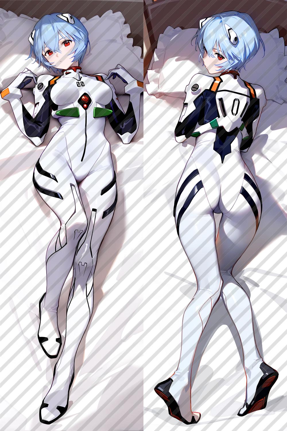 Neon Genesis Evangelion Rei Ayanami Anime Dakimakura Body Pillow Cover