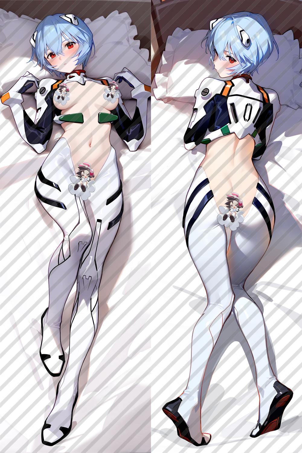 Neon Genesis Evangelion Rei Ayanami Anime Dakimakura Body Pillow Cover