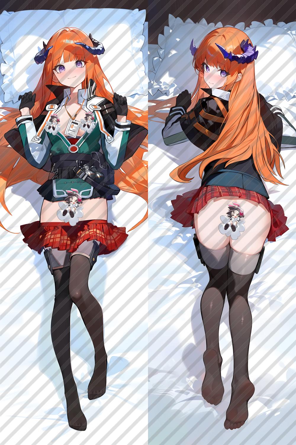 Arknights Bagpipe Anime Dakimakura Body Pillow Cover
