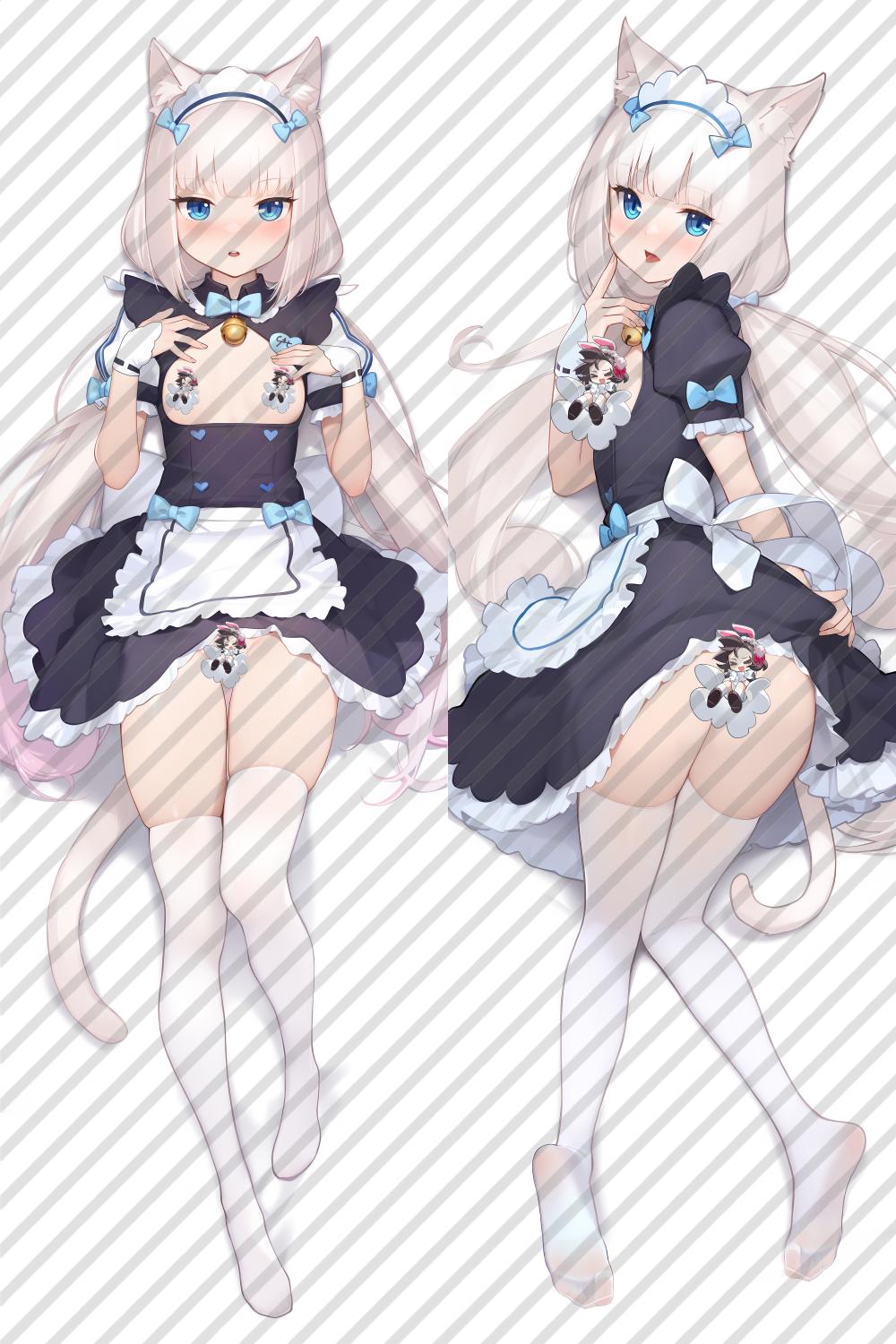 Nekopara Vanilla Anime Dakimakura Body Pillow Cover