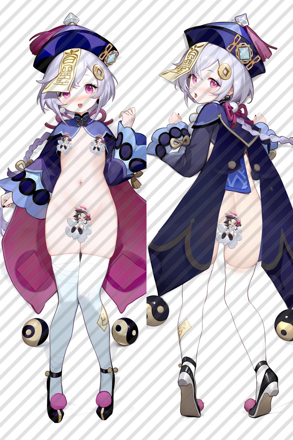 Genshin Impact QiQi Anime Dakimakura Body Pillow Cover