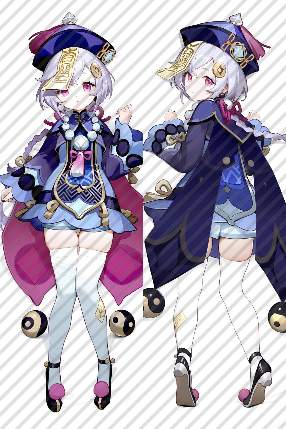 Genshin Impact QiQi Anime Dakimakura Body Pillow Cover