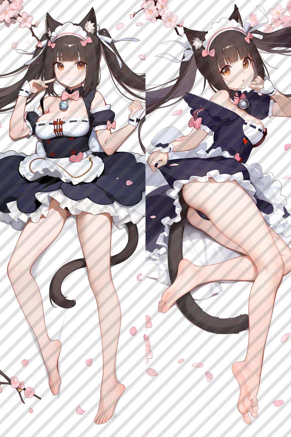 Nekopara Chocola Anime Dakimakura Body Pillow Cover