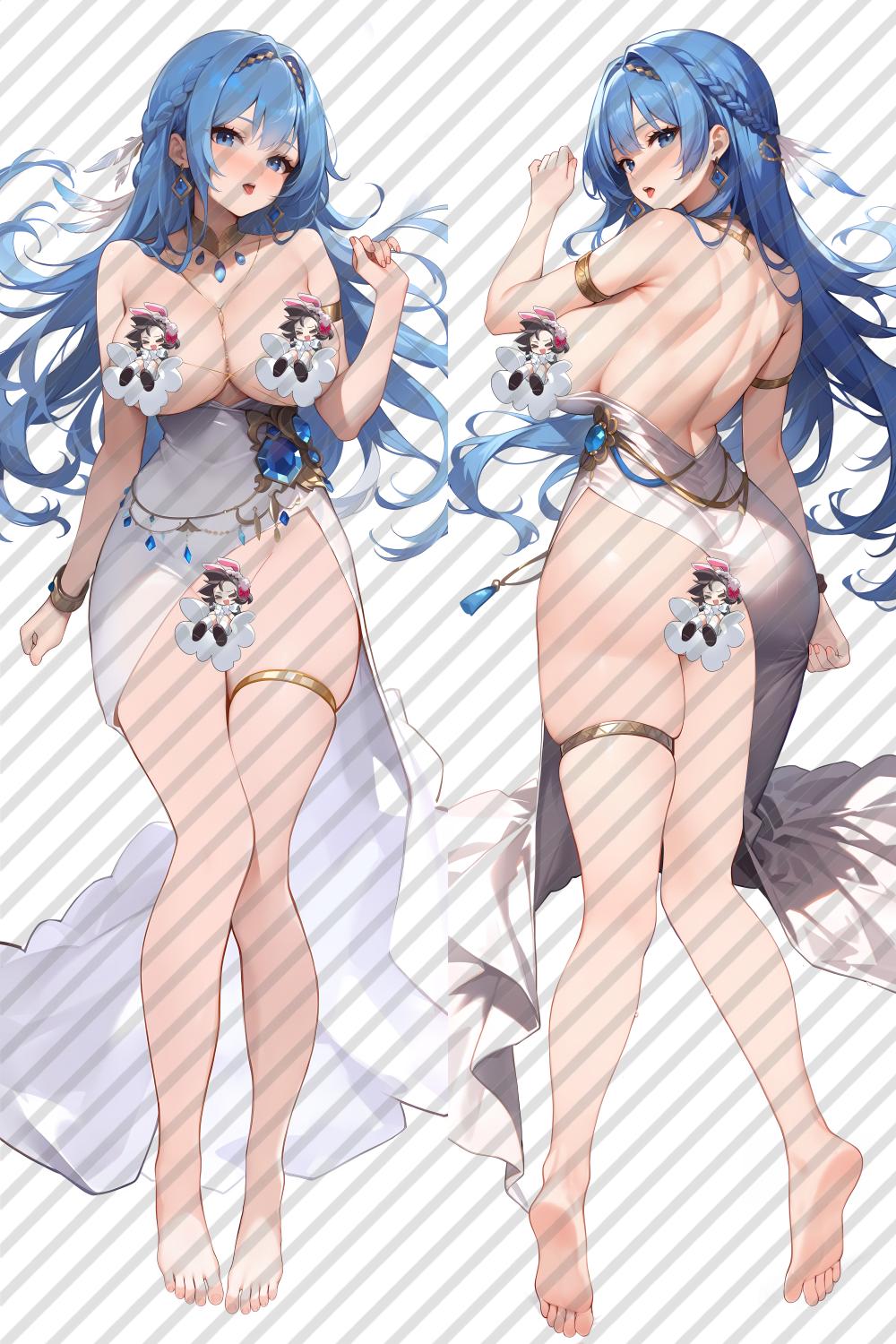 Goddess of Victory: Nikke Helm Anime Dakimakura Body Pillow Cover