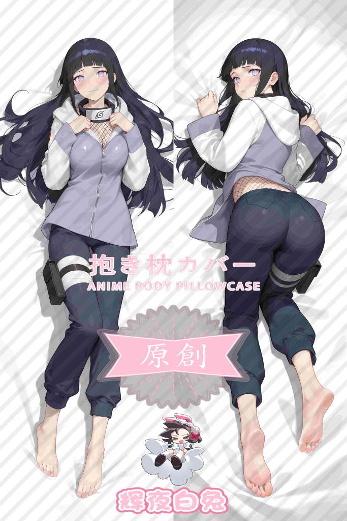 naruto Hyuga Hinata Anime Dakimakura Body Pillow Cover