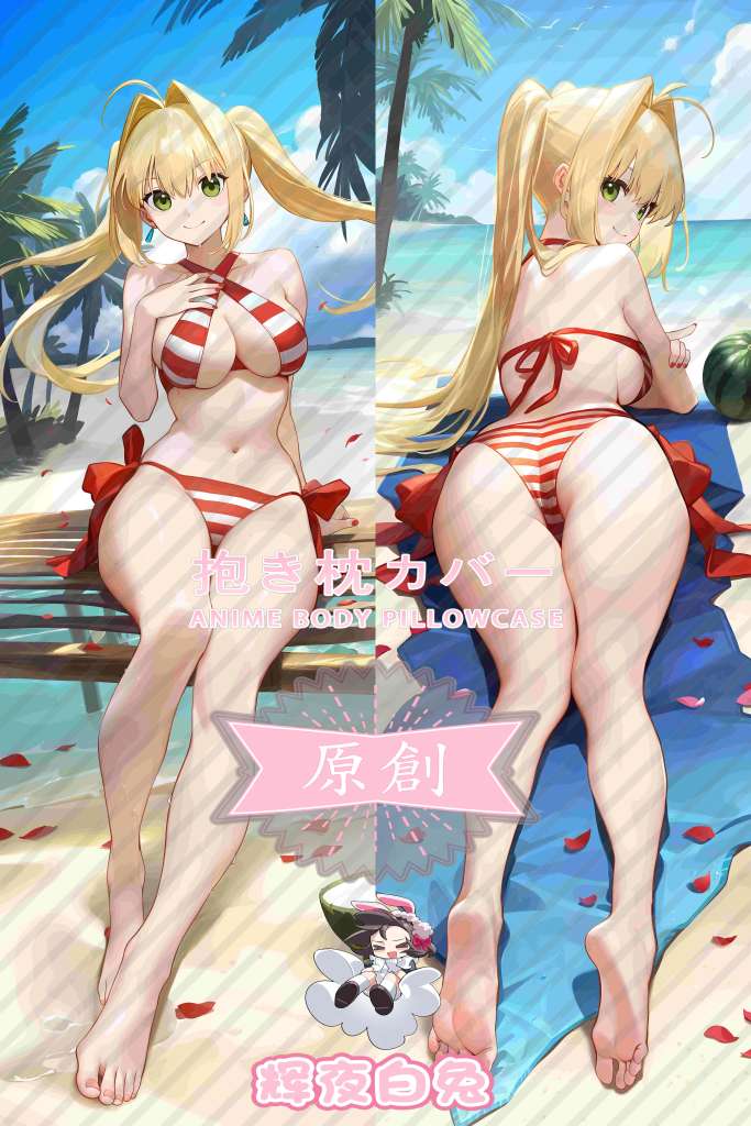 Fate_Grand Order Nero Claudius Anime Dakimakura Body Pillow Cover