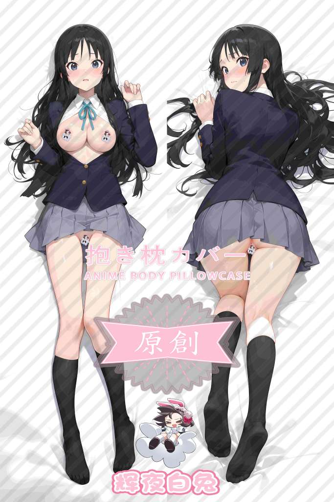 light-tonal girl Akiyama Mio Anime Dakimakura Body Pillow Cover