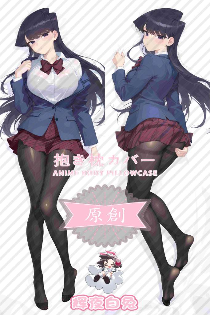 Furumi's classmate has communication disorder Furumi Glass Anime Dakimakura Body Pillow Cover