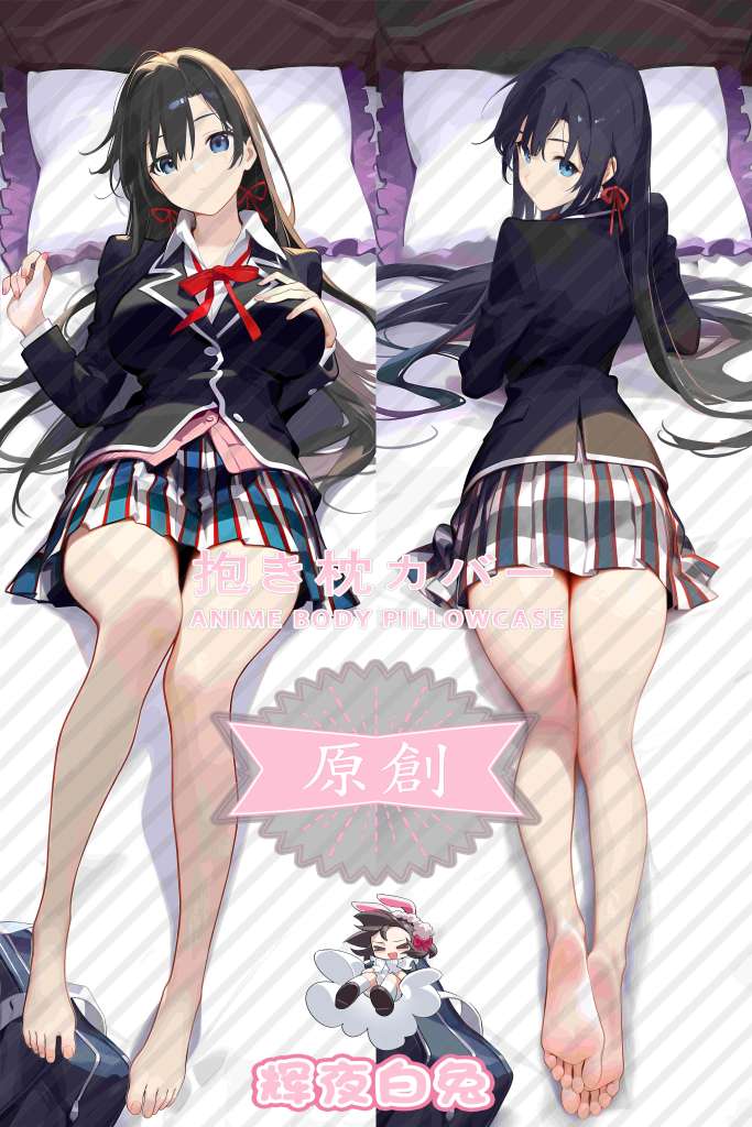 There is indeed something wrong with My Youth Love Story Yukinoshita Yukino Anime Dakimakura Body Pillow Cover