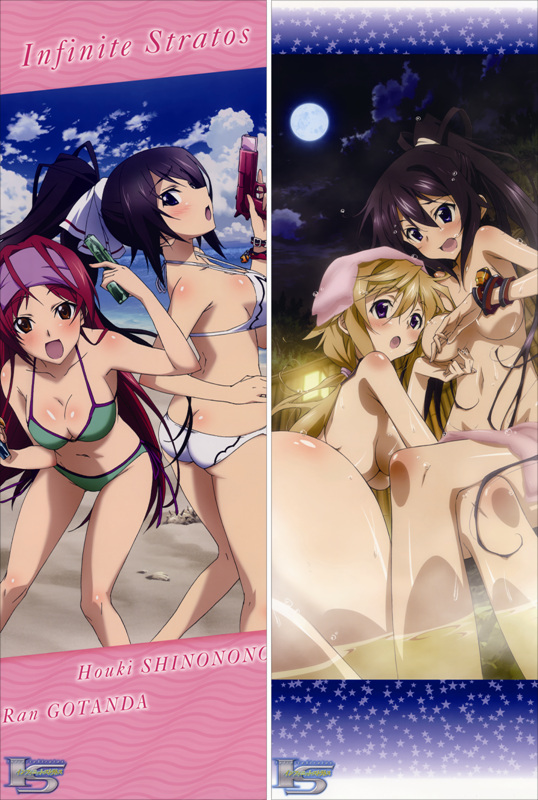 Infinite Stratos Houki Shinonono Anime Dakimakura Body Pillow Cover